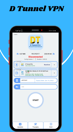 D Tunnel VPN  Screenshot 1