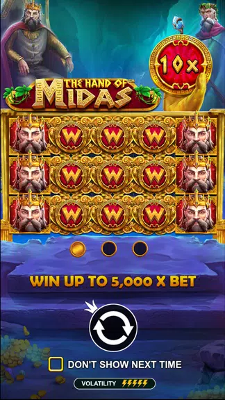 The Hand of Midas Slot Casino  Screenshot 1