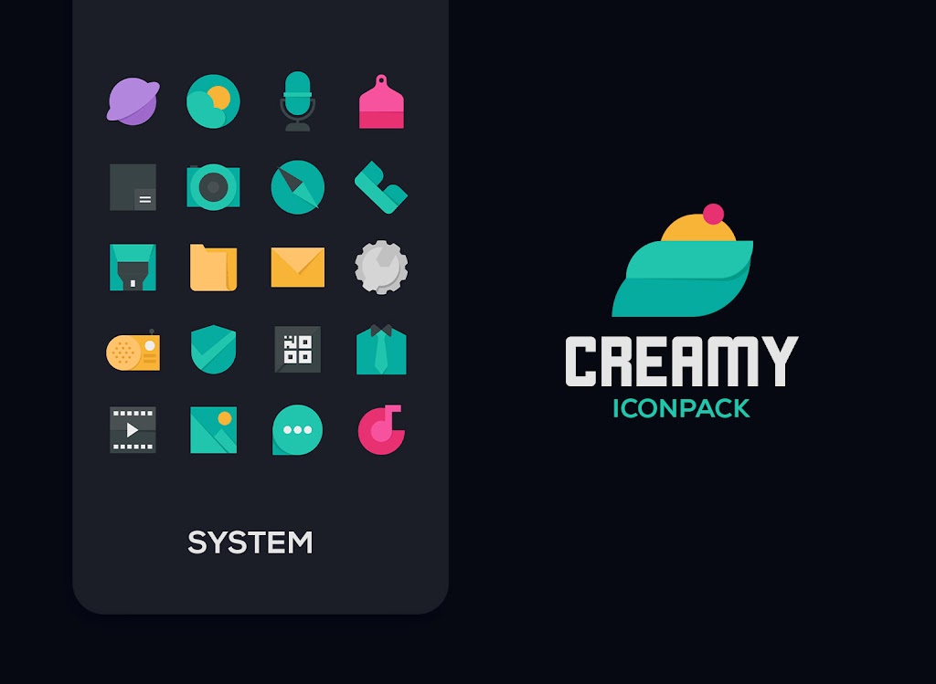 Creamy Icon Pack Mod  Screenshot 1