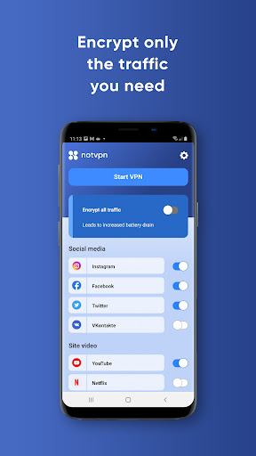 NotVPN - Unlimited VPN  Screenshot 3