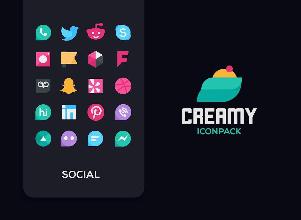 Creamy Icon Pack Mod  Screenshot 3