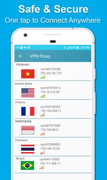 Flash VPN Proxy - Unblock site, IP Address Change  Screenshot 3