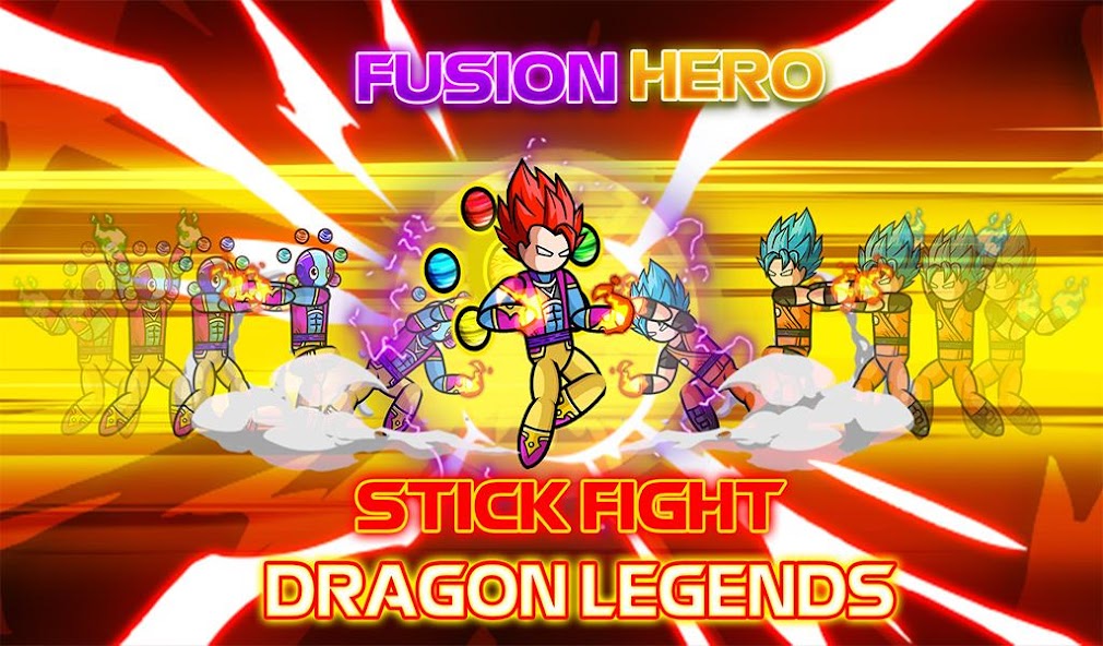 Stickman Warriors Dragon Fight Mod  Screenshot 1