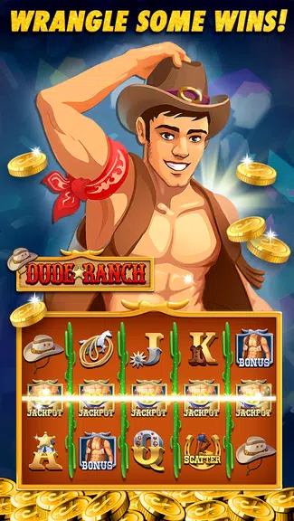 Reel Hunky - Men! Online Slots  Screenshot 2