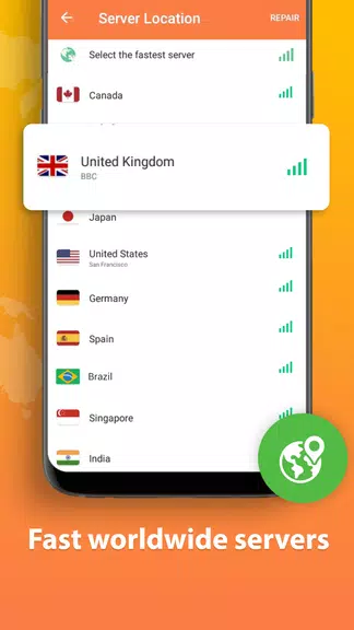 Turbo VPN Lite - Free VPN Proxy  Screenshot 3