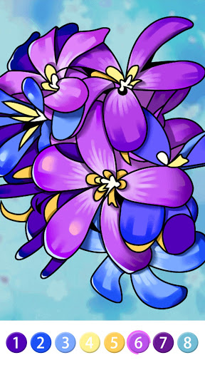 Coloring Book: Color by Number Oil Painting Games  Screenshot 4