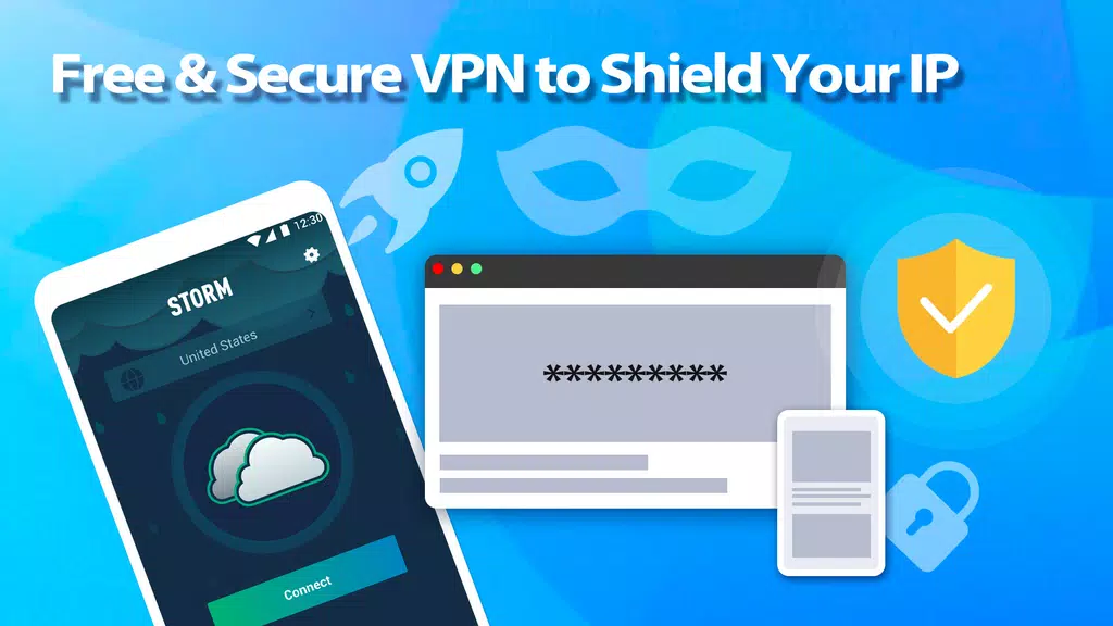 Storm VPN - Proxy Free Fast & Unblock  Screenshot 1