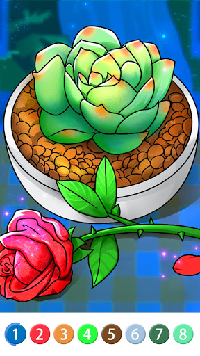 Coloring Book: Color by Number Oil Painting Games  Screenshot 2