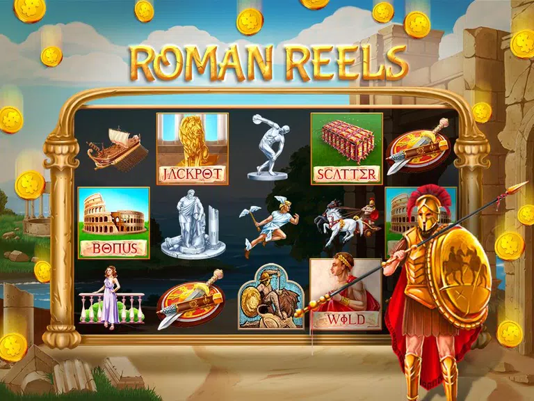 Rome Slots Casino Machine  Screenshot 1