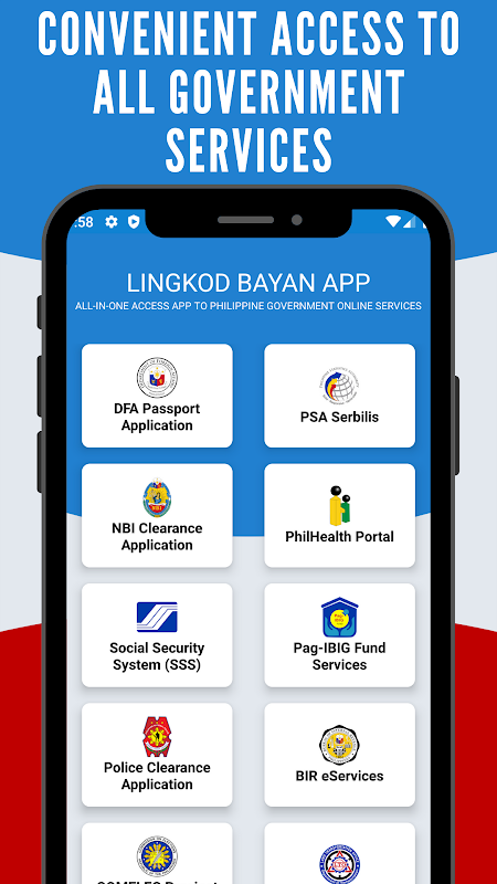 LINGKOD BAYAN - Philippine Government Services  Screenshot 4