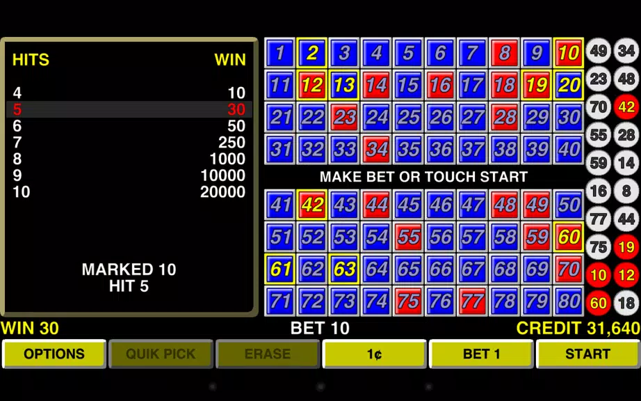 Keno Bonus Las Vegas Casino  Screenshot 2