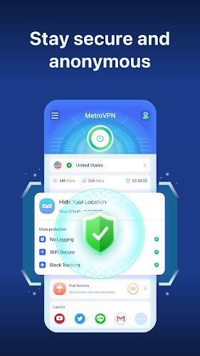 MetroVPN: Fast & Private VPN  Screenshot 1