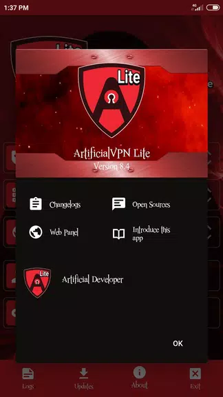 ArtificialVPN New Lite  Screenshot 2