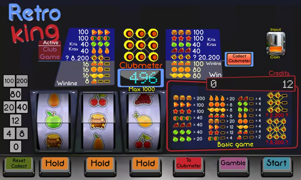 Retro King slot machine  Screenshot 1