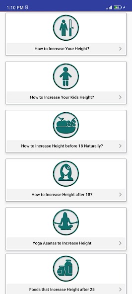 Height Increase Diet & Tips Mod  Screenshot 1