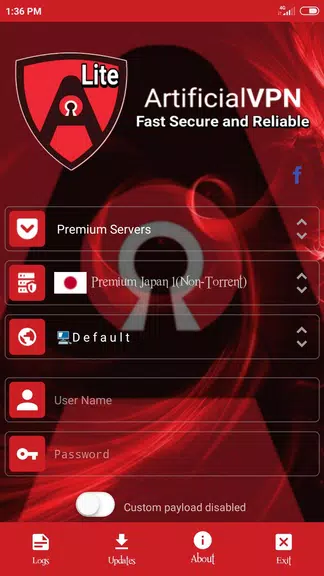 ArtificialVPN New Lite  Screenshot 1
