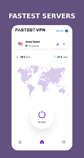 Fastest VPN - Fast & Secure  Screenshot 1
