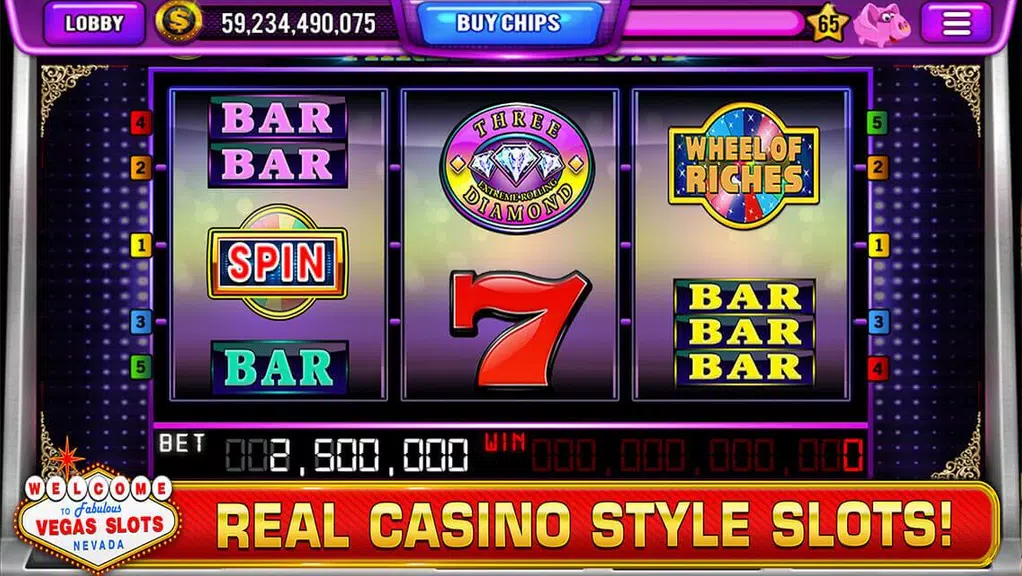 Vegas Slots - Play Las Vegas Casino Slot Machines!  Screenshot 3