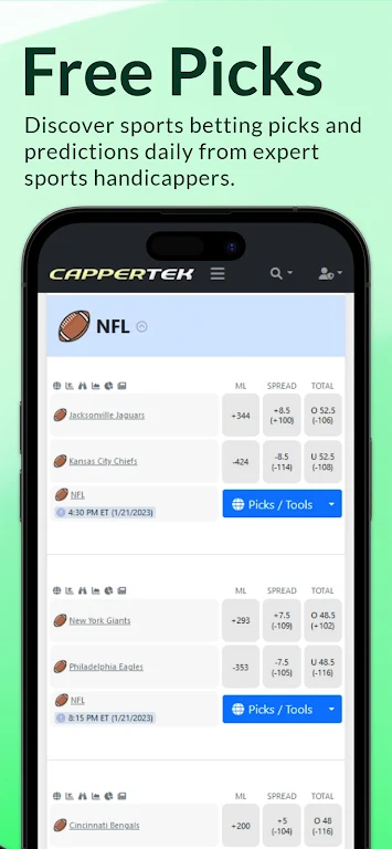 CapperTek Sports Betting Tools  Screenshot 4