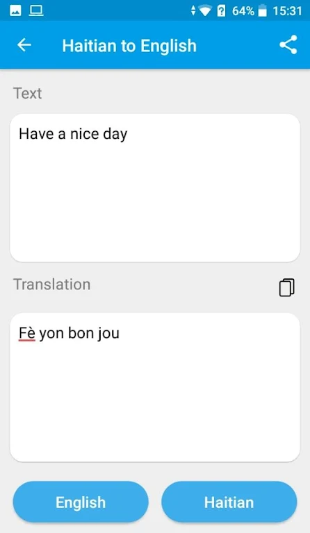 Haitian Creole - English Trans  Screenshot 2