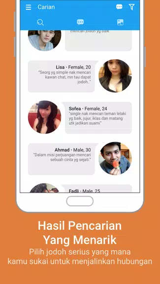 Borak : Chat & Dating Malaysia  Screenshot 1