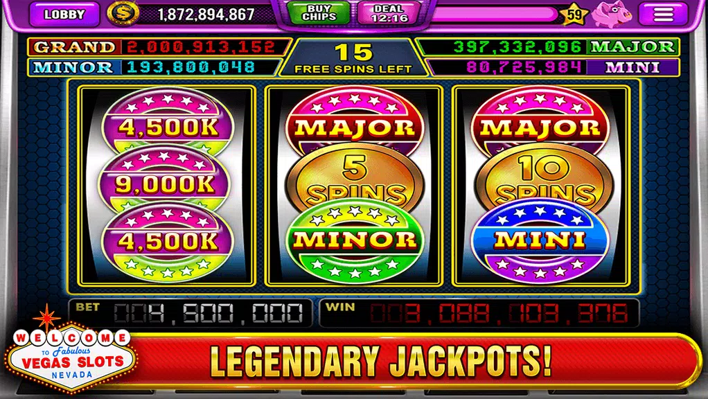 Vegas Slots - Play Las Vegas Casino Slot Machines!  Screenshot 1