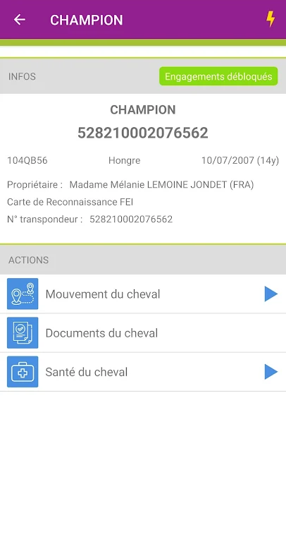 FEI HorseApp  Screenshot 3