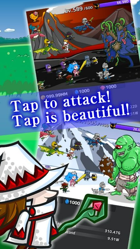 Clicker RPG Tap Princess  Screenshot 2