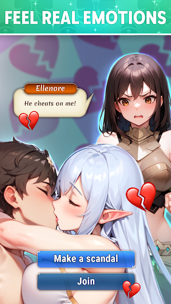 Anime Dating Sim: 18+ Stories Mod  Screenshot 4