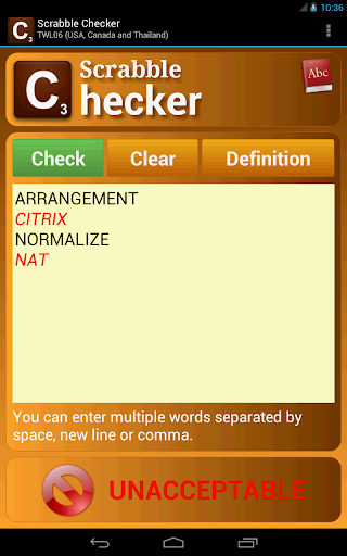 Scrabble Checker  Screenshot 4