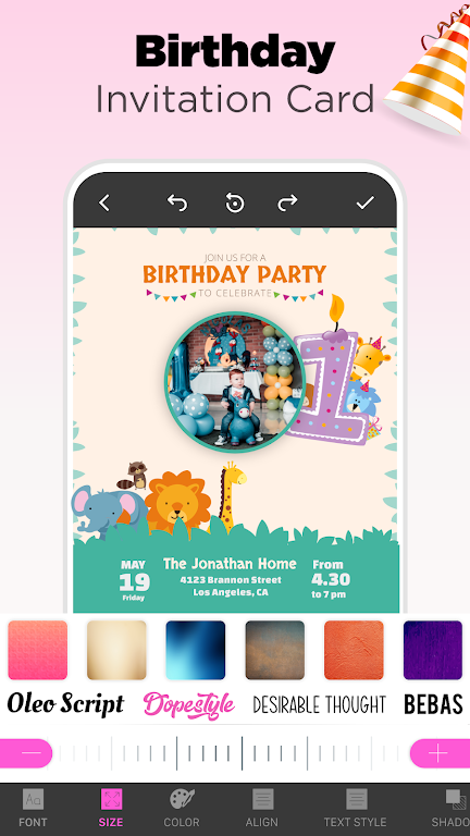 Invitation Card Maker & Design Mod  Screenshot 3