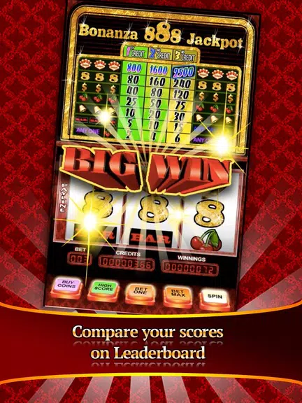 SLOTS-Bonanza  888 FREE CASINO  Screenshot 2