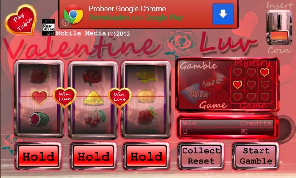 Valentine slot machine free  Screenshot 2