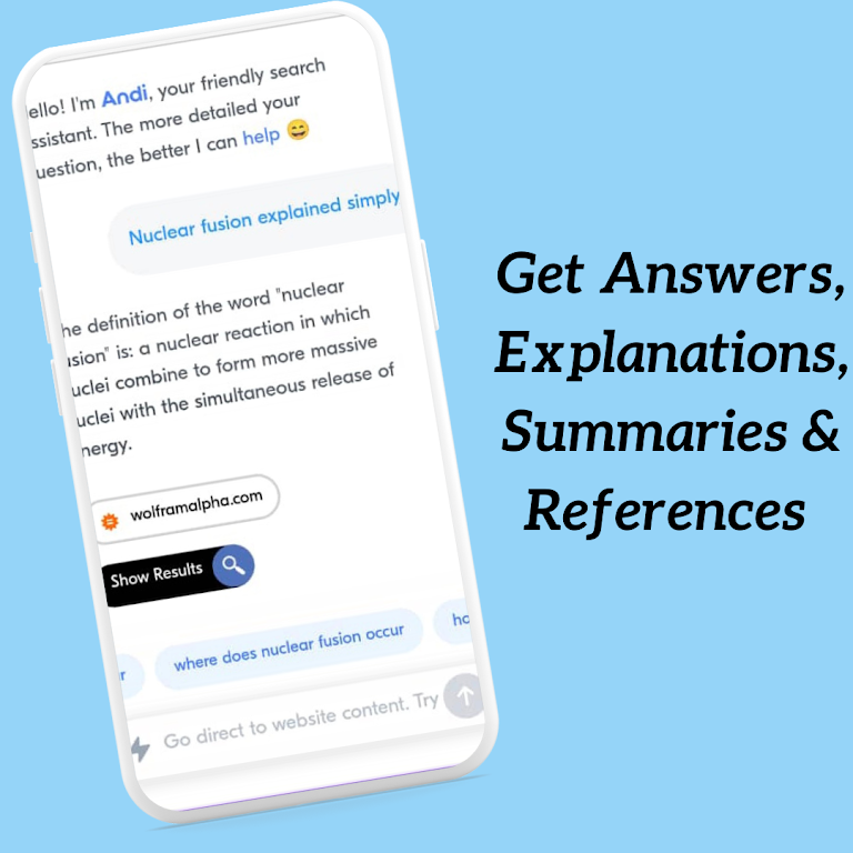 ANDI - Ai Search Engine  Screenshot 2