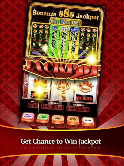 SLOTS-Bonanza  888 FREE CASINO  Screenshot 3