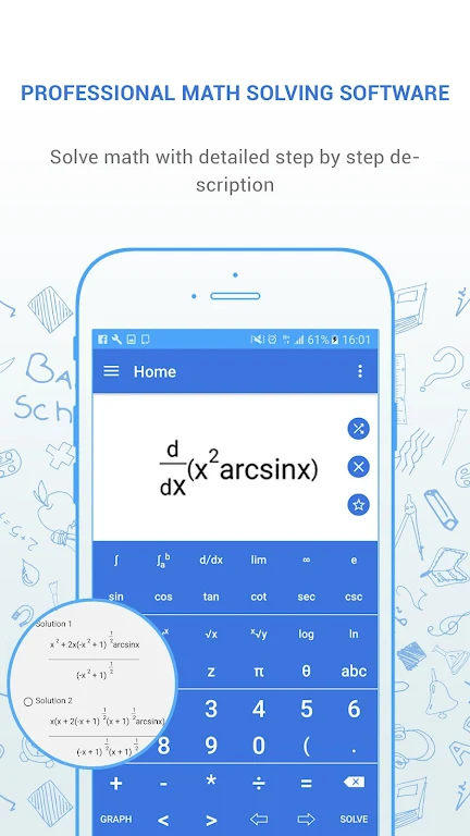 Step By Step Math Problem Solver & Graph Solver  Screenshot 1