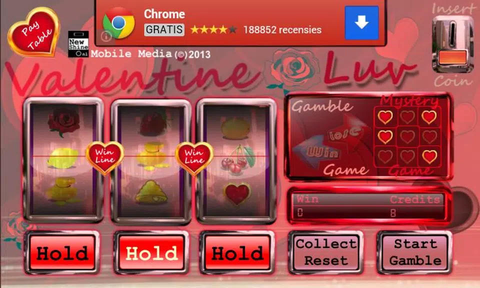 Valentine slot machine free  Screenshot 3