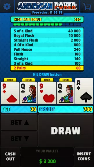 American Poker 3 Stars  Screenshot 2