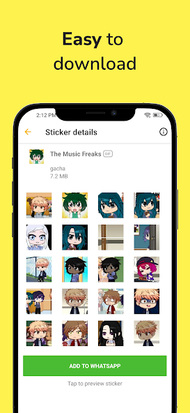 Gacha Stickers for WA Mod  Screenshot 2