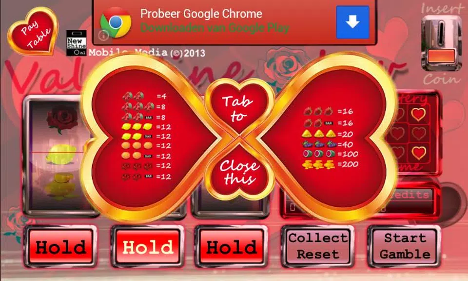 Valentine slot machine free  Screenshot 4