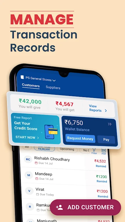 Khatabook Credit Account Book  Screenshot 1