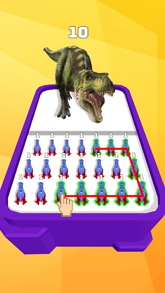 Merge Dinosaurs Battle Fight Mod  Screenshot 2