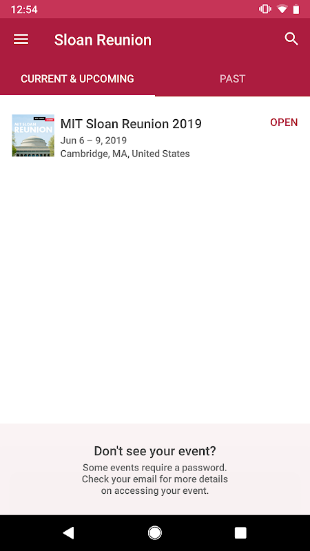 MIT Sloan Reunion  Screenshot 1