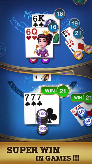 Blackjack 21 - Black Jack Game  Screenshot 4