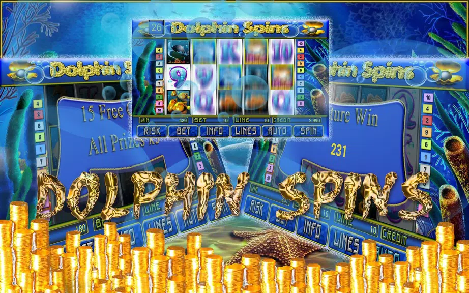 Dolphin Spins Slot  Screenshot 4