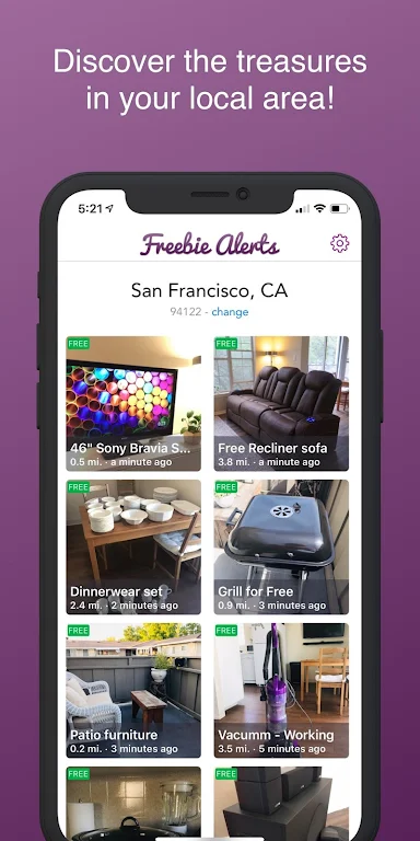 Freebie Alerts: Free Stuff App  Screenshot 2