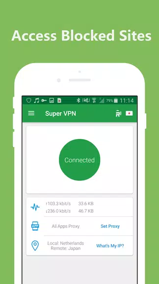 Hotspot VPN - Super Free VPN Unlimited Proxy  Screenshot 1