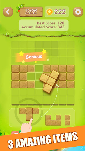 Puzzle Green Blocks  Screenshot 1