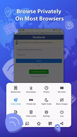 Web Browser - VPN Private & Fast  Screenshot 2
