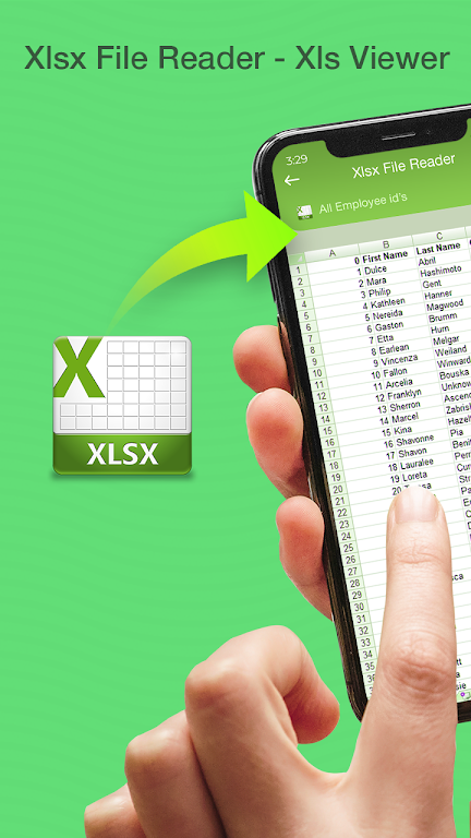 XLSX File Reader -Excel Viewer  Screenshot 1